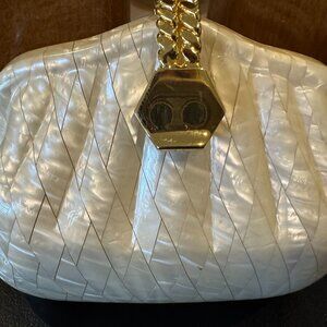 Shell-Shaped Acrylic Evening Bag